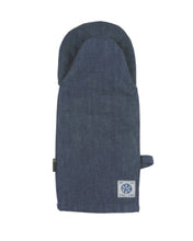 Load image into Gallery viewer, RAW DENIM DUAL HAND OVEN MITT