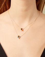 Load image into Gallery viewer, FLOTADORA NECKLACE BUBBLEGUM PINK/BOTTLE GREEN