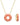 DONUT FILLED NECKLACE RASPBERRY PINK/BUBBLEGUM PINK