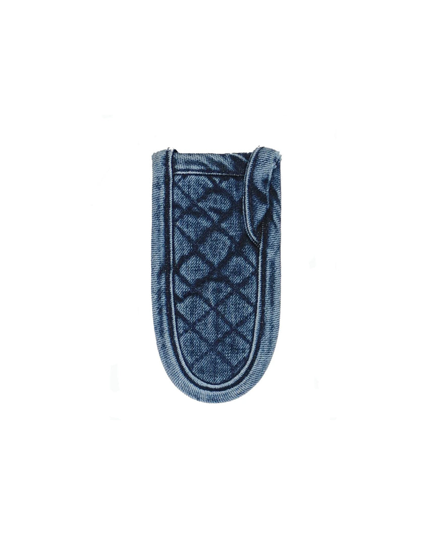 MEDIUM VINTAGE DENIM CAST IRON HANDLE HOLDER