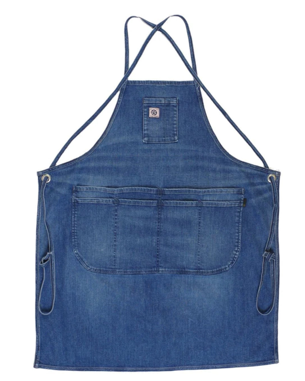 MEDIUM VINTAGE INDIGO DENIM APRON