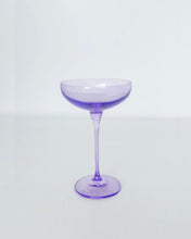 Load image into Gallery viewer, LAVENDER CHAMPAGNE COUPE GLASSES, SET OF 6