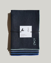 Load image into Gallery viewer, AS X SYG NAVY LINEN NAPKINS