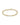 XS KNIFE EDGE LINK BRACELET WITH PETITE ROUND DIAMOND CENTER- YELLOW GOLD