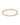 XS KNIFE EDGE LINK BRACELET WITH PETITE ROUND DIAMOND CENTER- YELLOW GOLD