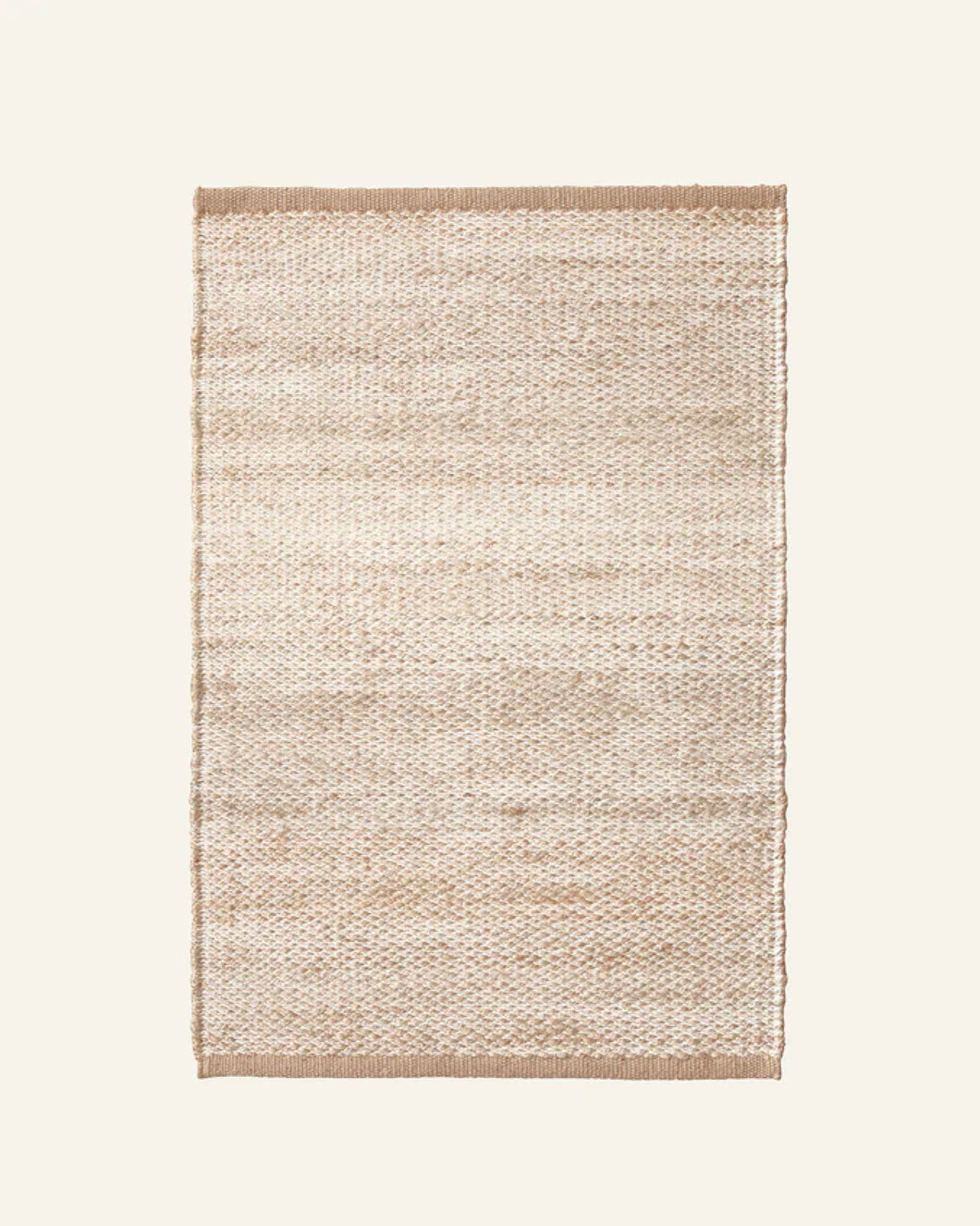 RIDGE MAT IN NATURAL & WHITE, 2'7