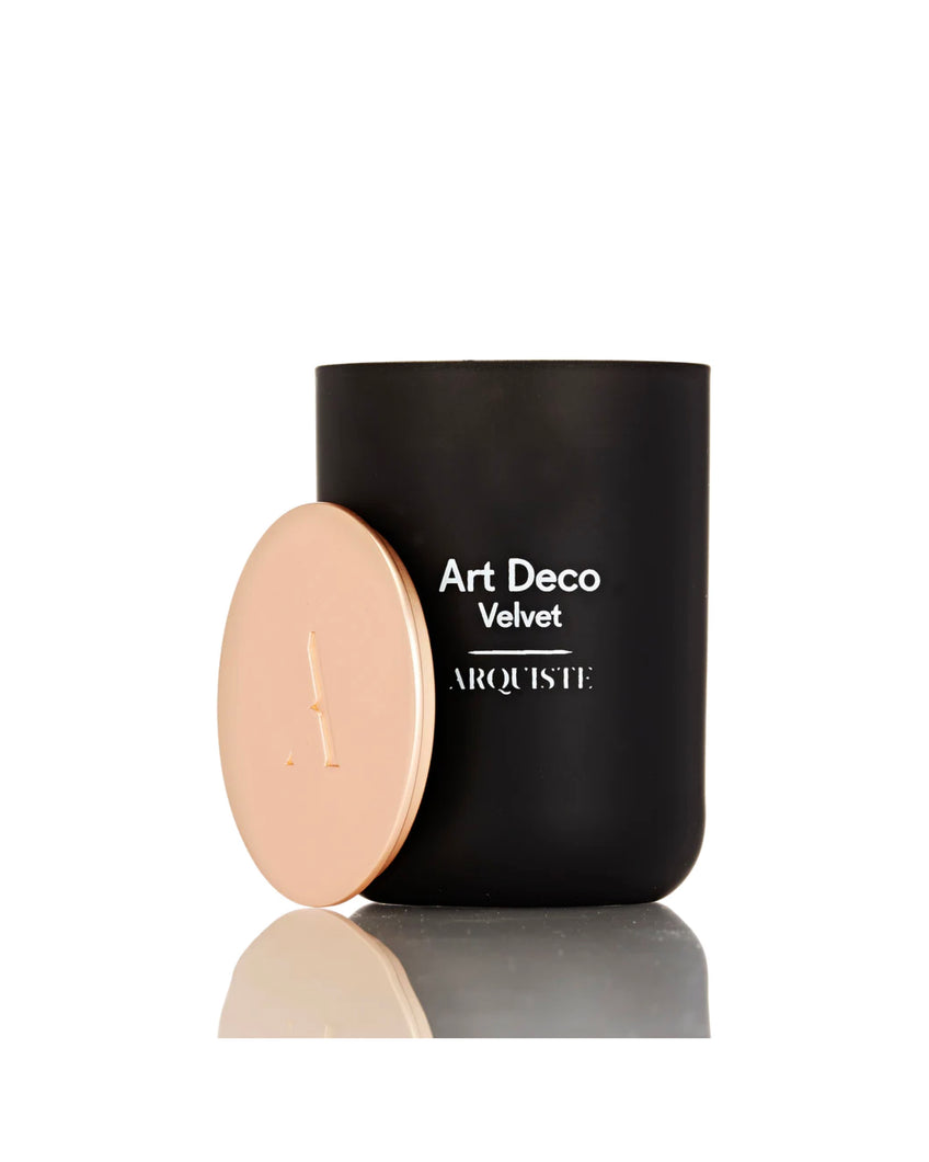 ART DECO VELVET CANDLE