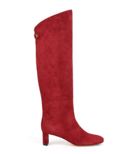 Load image into Gallery viewer, ADRY MID HEEL BOOT IN BURGUNDY