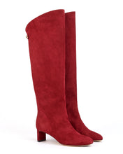 Load image into Gallery viewer, ADRY MID HEEL BOOT IN BURGUNDY