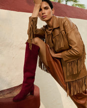Load image into Gallery viewer, ADRY MID HEEL BOOT IN BURGUNDY