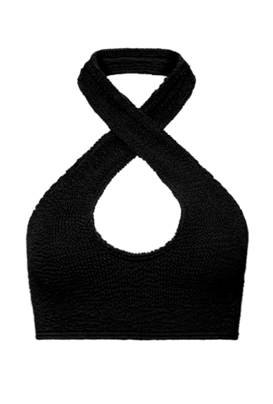 CARMEN CROP ECO BLACK