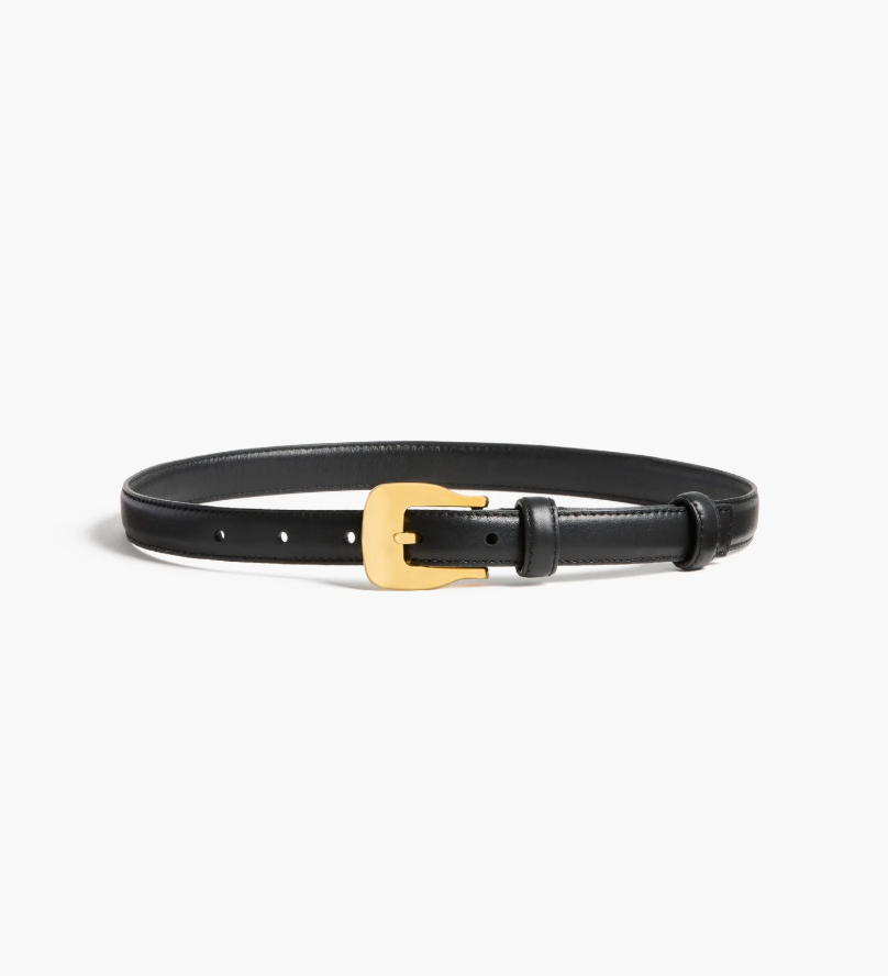 SQUARE BUCKLE BELT BLACK
