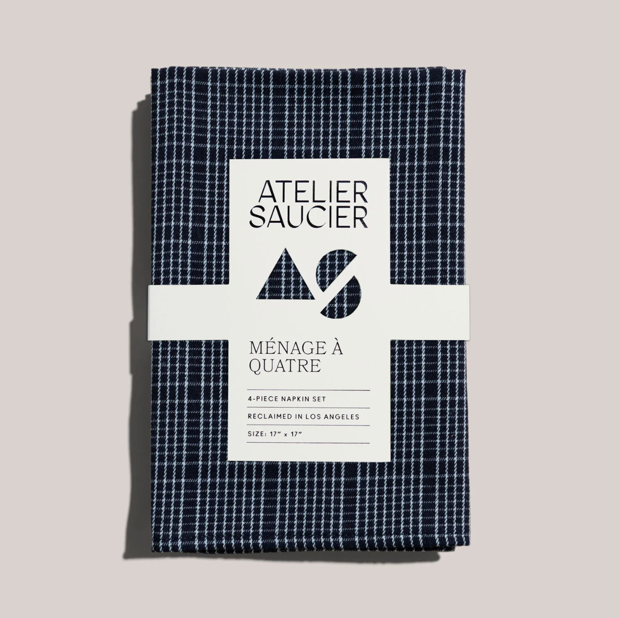 HERITAGE PLAID NAPKINS S/4