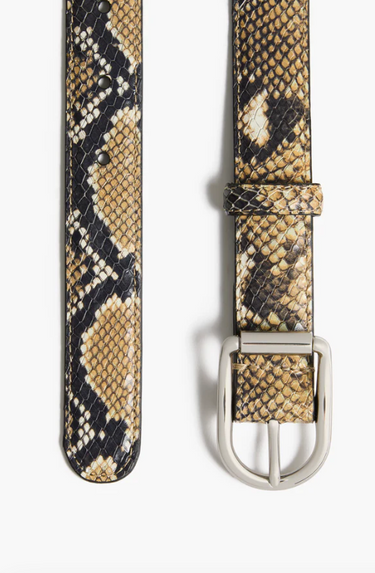 CLASSIC BUCKLE BELT PYTHON