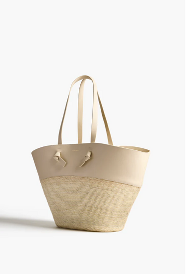 KNOT BASKET LARGE MACADEMIA