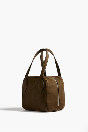 CUBETTO HANDBAG DARK BROWN
