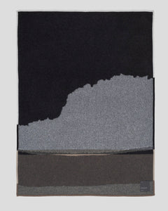 VALATZU SANNA BAY LAMBSWOOL CASHMERE THROW DARK NATURAL
