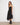 LOA WOOL SCALLOP KNITTED TOP BLACK/CREAM