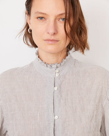 ADELINA SHIRT WHITE/GREY