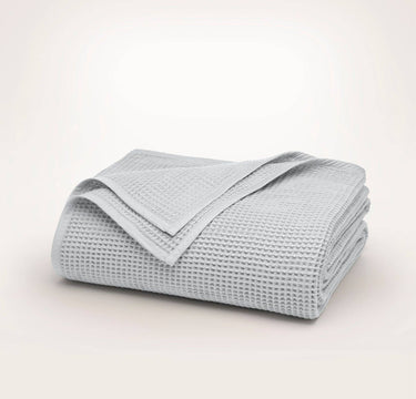 Waffle Bed Blanket: Natural / King/Cal. King