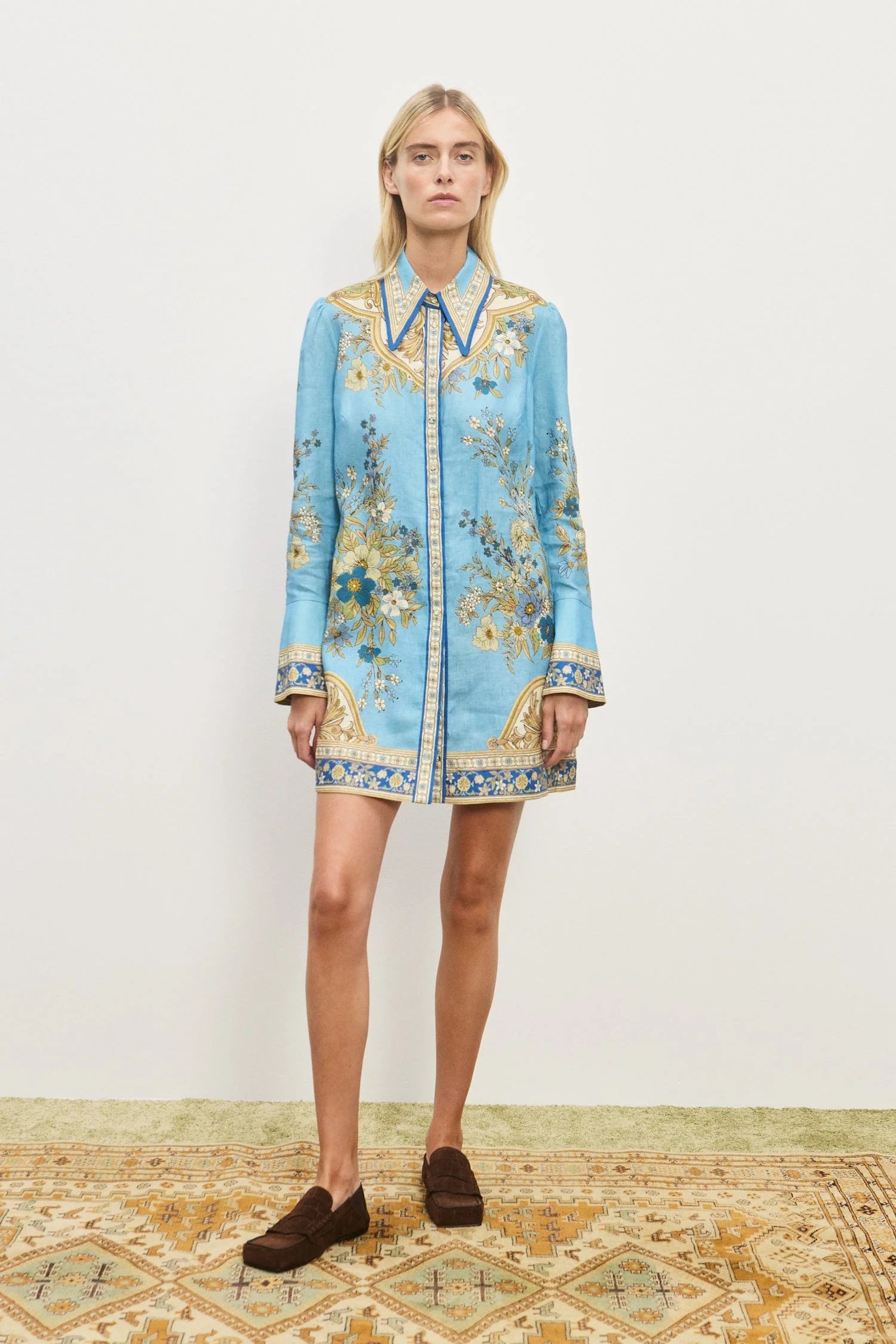 CASSIE MINI DRESS BLUE