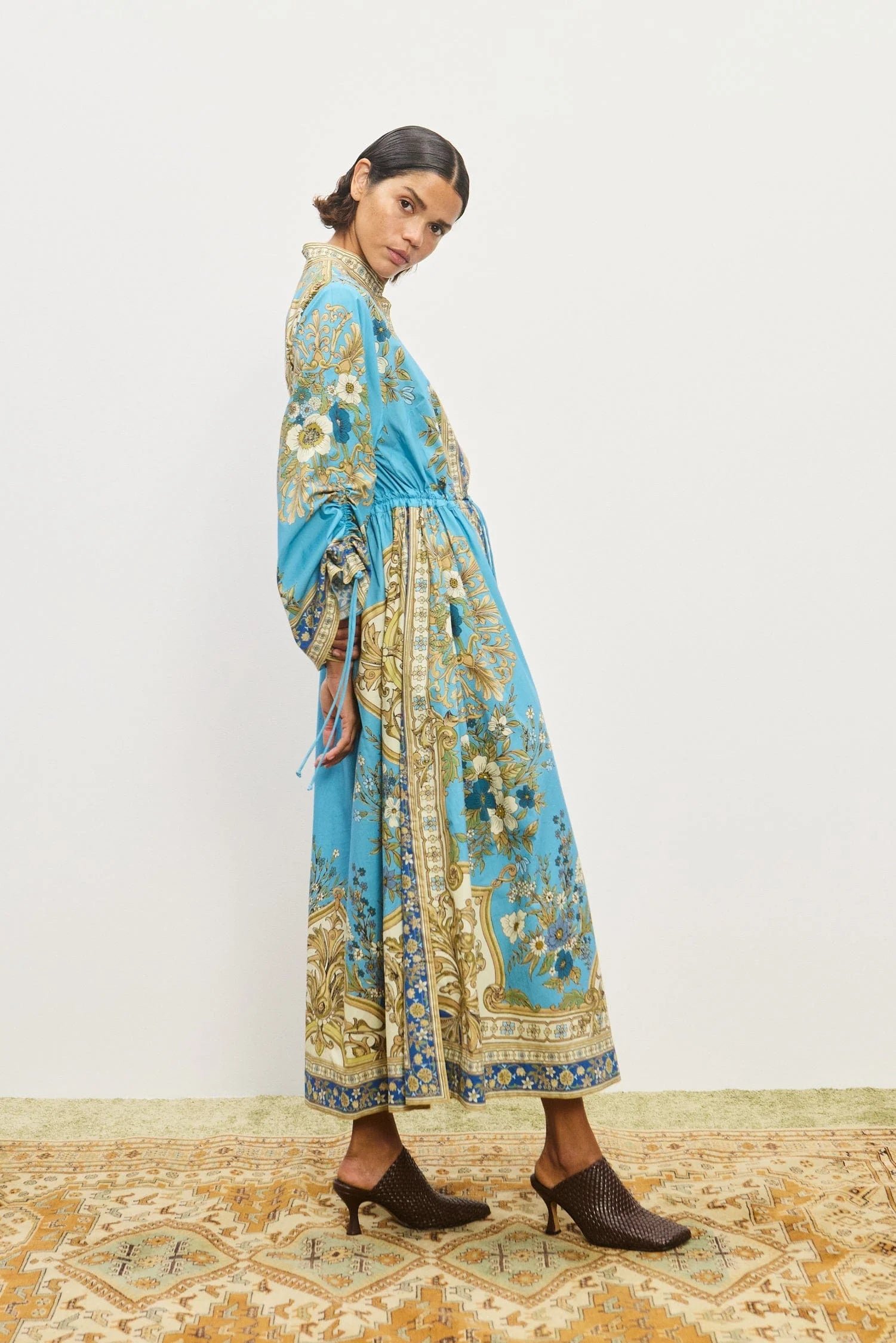 CASSIE POOL DRESS BLUE