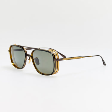 BOYD EXPLORER SUNGLASSES MATTE NICKEL/22K GOLD