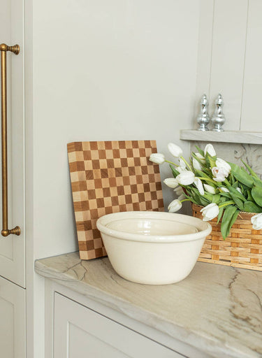 The Checkered Butcher Block: Walnut & Maple