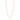 CLASSIC GIGI NECKLACE ORANGE 16.5" YELLOW GOLD
