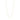 CLASSIC GIGI NECKLACE WHITE 17.7" YELLOW GOLD