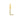LUCKY LETTER L DIAMOND PENDANT YELLOW GOLD