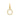 LUCKY LETTER O DIAMOND PENDANT YELLOW GOLD