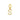LUCKY LETTER S DIAMOND PENDANT YELLOW GOLD