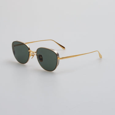 HARDY SUNGLASSES 22K GOLD/GREEN
