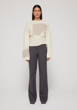 Load image into Gallery viewer, PATCHWORK WAISTED SWEATER