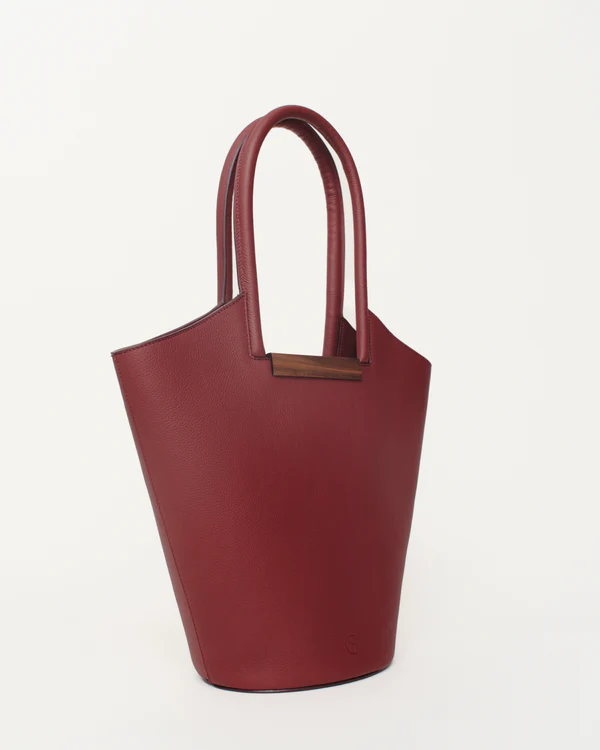 SMALL GARDEN TOTE BURGUNDY