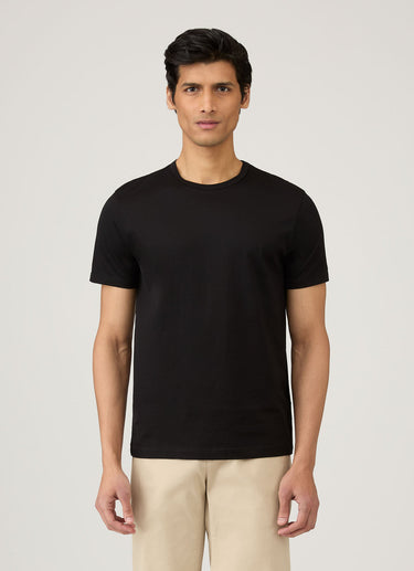 SHORT SLEEVE CREWNECK T-SHIRT BLACK