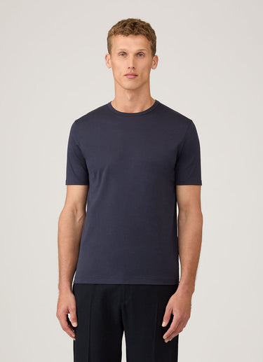 SHORT SLEEVE CREWNECK T-SHIRT NAVY
