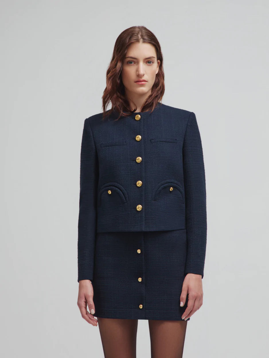 MISSY SHAMO BOLERO NAVY