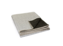 Load image into Gallery viewer, PEYOTE REVERSIBLE THROW IN IVORY/BLACK