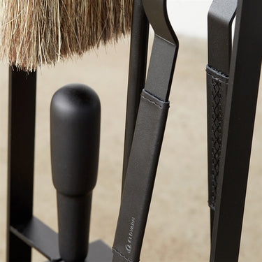 EMMA FIREPLACE COMPANION SET IN NOIR