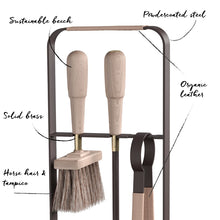 Load image into Gallery viewer, EMMA FIREPLACE COMPANION SET IN NATURAL