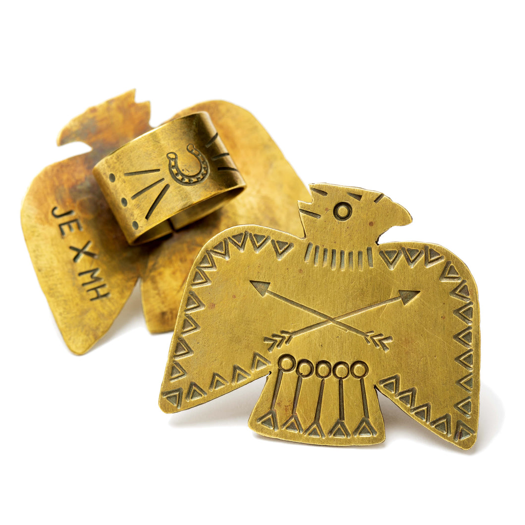 BRASS THUNDERBIRD BANDANA SLIDE