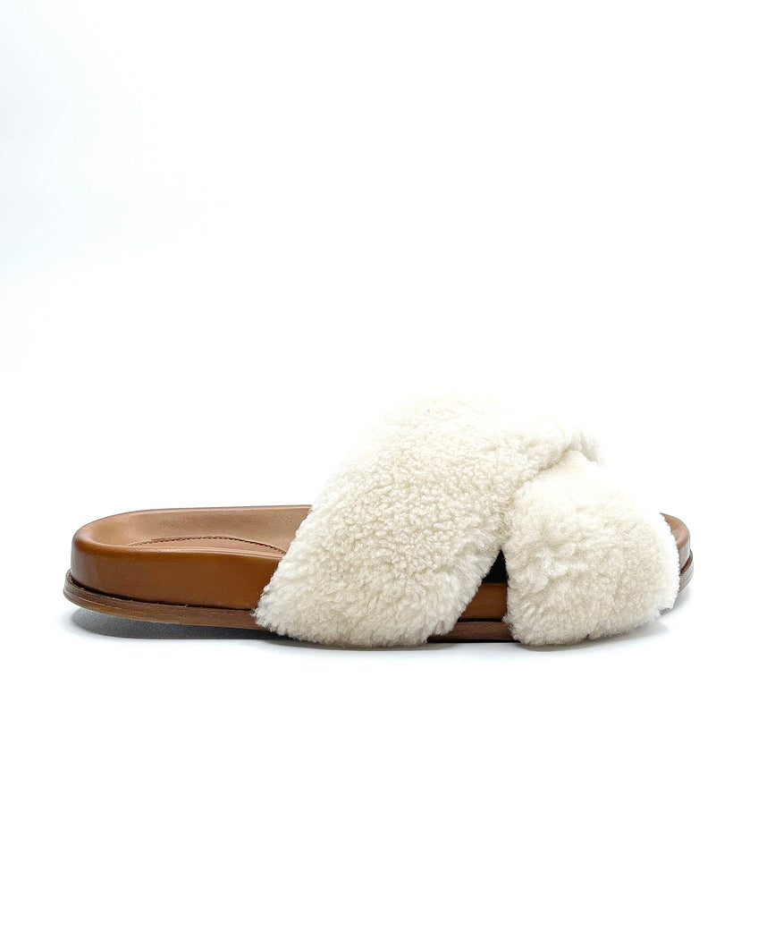 LOWE LOWE SANDAL IN CUOIO