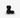 SMALL BUBBLE CANDLEHOLDER, BLACK