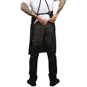 BLACK DENIM APRON