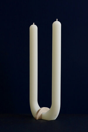 U CANDLE IVORY