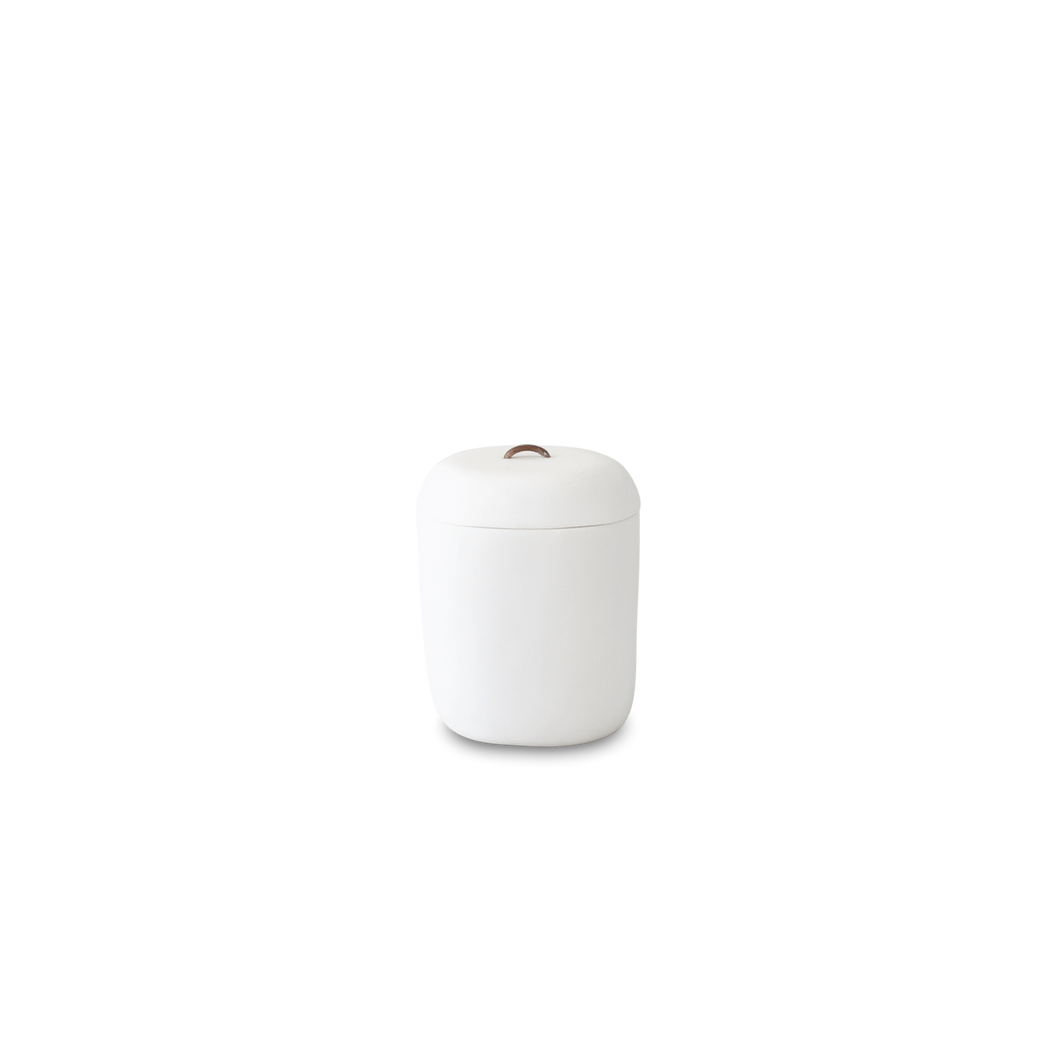 LIDDED ICE BUCKET, WHITE