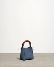 Load image into Gallery viewer, QUINTA HANDBAG IN BLUE SUEDE