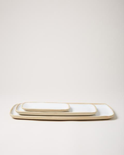 Load image into Gallery viewer, RECTANGLE SERVING TRAY, SET OF 3